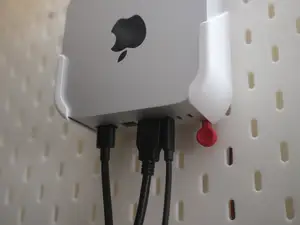 Mac Mini M4 2024 mount for IKEA Skadis 宜家洞洞板支架