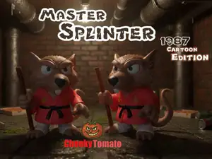 Master Splinter – TMNT 1987 DeskBuddy Figurine