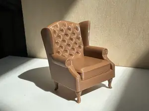Leather armchair