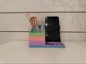 Multi-Functional Desk Organizer with Phone Holder