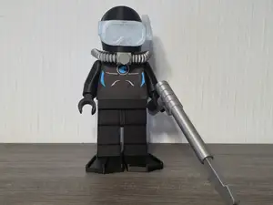 Scuba Diver with Harpoon * 500% ~22 cm