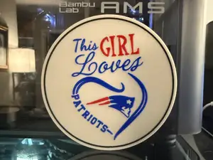 THIS GIRL LOVES THE PATRIOTS - COASTER