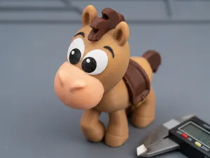 Chibi Cartoon Horse Toy
