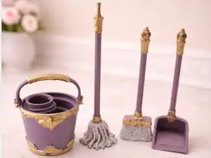 Luxury Victorian Cleaning Set (Dollhouse Scale)