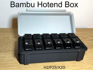 Hotend Storage Box for Bambu Lab H2/P2S/X2D