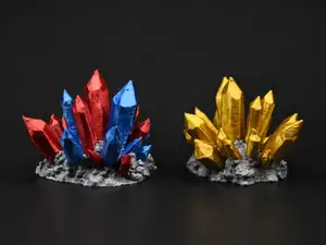 Small Crystal Cluster - DND Miniature Terrain