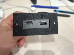 BMD SDI/HDMI BiDi mount for modular 2HE rack