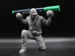Construction Worker Pen Holder - Strongman