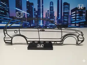3rd Gen Honda CR-V Silhouette with Stand