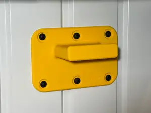Large rectangle hook – wall surface mount
