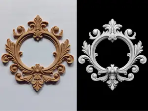 cornice circolare con fregio decorativo