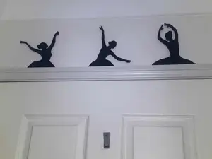 Ballerina Door Silhouettes