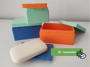 Parametric soapbox with cover and drainer