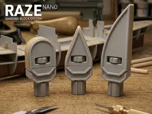 RAZE NANO – Schleifblock-System für den Modellbau