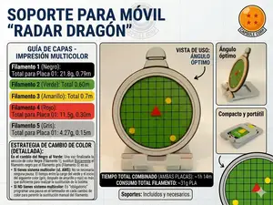 Soporte para Móvil Radar Dragón - Dragon Ball