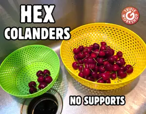 HEX Colanders - No Supports