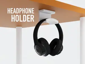 Headphone Holder (Under-Desk) - Headphone Hanger