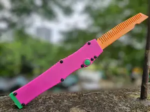 Microtech Halo OTF Auto Knife toy微技术光晕单动直跳梳子玩具