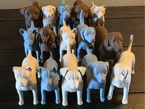 15 Puppy Dog Family Pet Figurine Collection Loved
