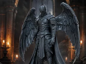 Fallen Seraph — Gothic Angel Knight
