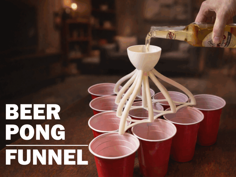 Beerpong Funnel - Dispenser 10 Cups - Version 2