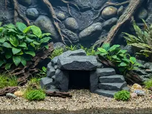 Aquarium Terrarium Stone Boulder Rock Cave Hideout