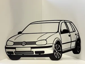VW Golf 4 Silhouette