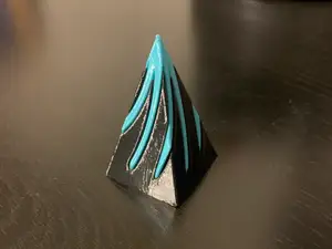 spiral pyramid impossible passthrough fidget toy