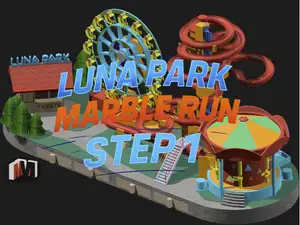 Luna Park Marble Run Step 1