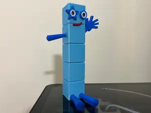 Number 5 - Number Blocks character