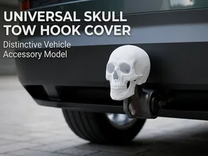 Universal Skull Tow Ball Cover - Dead Hitch Shield