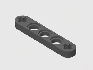 Beam 5 x 0.5 Thin with Axle Holes (11478 / 44864)