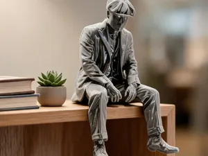 Sad Thomas Shelf (Peaky Blinders) on a ledge!