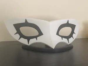 Joker Mask - Persona 5 - With Stand