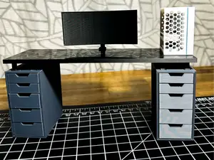 1/10 scale Mini Computer for Dollhouse