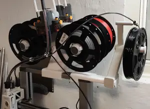 A1 Top-side-mount Spool Holder with AMS Lite
