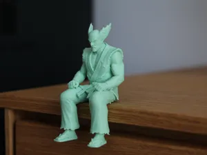 Sitting Heihachi Mishima Tekken