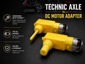 Technic Axle to DC Motor Adapter