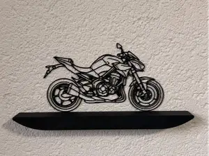 Kawasaki Z900 motorcycle wallart