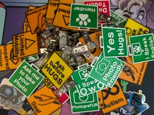 Furry Fursuit Communication Badges
