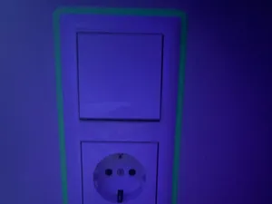 Schalter / Steckdose – Rahmen Glow in the Dark