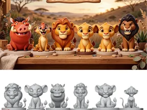 SENTADITOS DISNEY EL REY LEON