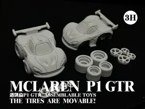 McLaren P1 GTR movable assembly toy car