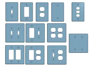 Light Switch Cover, Outlet Cover, GFCI Cover...