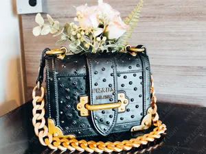 Luxury Handbag Planter & Decorative Bag
