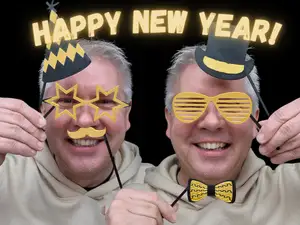 Happy New Year 2026 Party Photo Booth props
