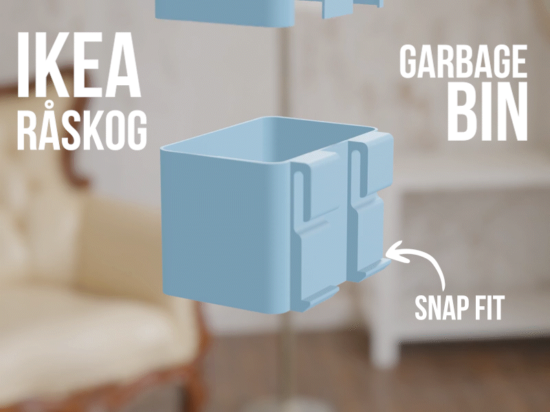 IKEA RASKOG Garbage Bin