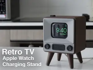 Mini Retro TV - Apple Watch Charging Stand