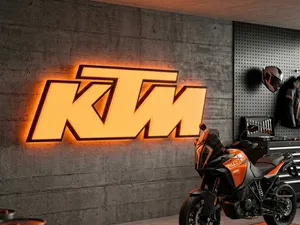 Insegna Led 3D - Custom Lightbox Moto - KTM