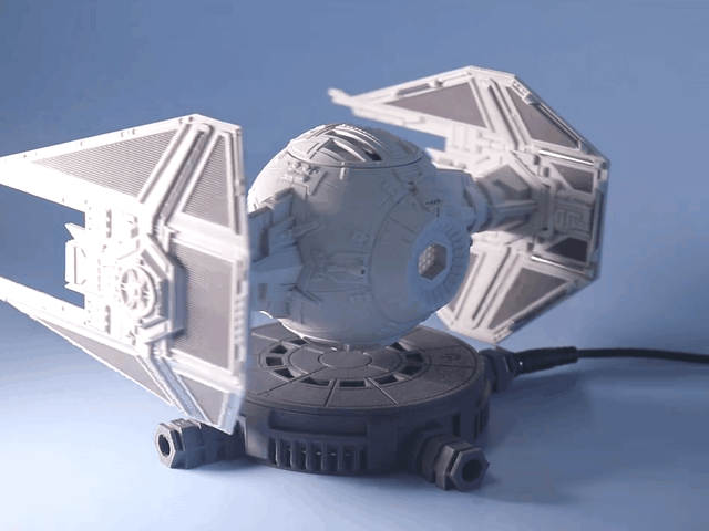 TINY TIE INTERCEPTOR (Maglev Display)